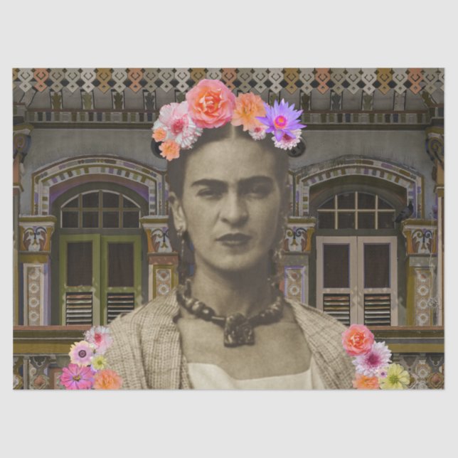 Papel De Seda Frida Decoupage Tissue Paper (Frente )