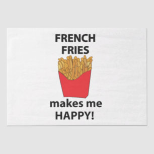 Papel De Seda Fries Franceses Me Torna Feliz Fries Franceses