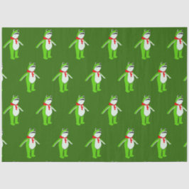 Papel De Seda Frog Christmas Holiday
