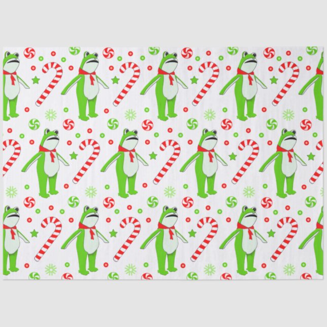 Papel De Seda Frog Protest Resist Christmas Holiday  (Frente )
