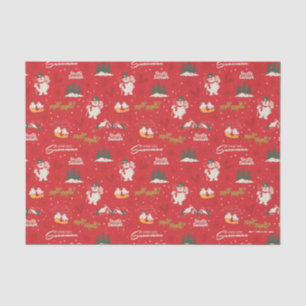 Papel De Seda Frosty - O padrão favorito do boneco de neve de to