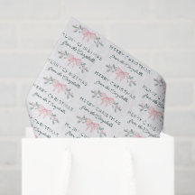 Frouxas Bagas de Aquarela Rosa Feliz Natal