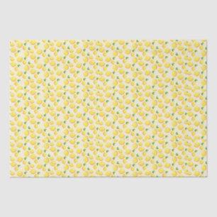Papel De Seda Frutas de citrinos, limões, frescos e brilhantes