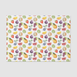 Papel De Seda Frutas (Design 48 Série Amarela/Laranja)