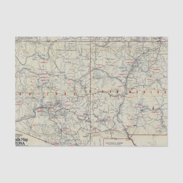 Papel De Seda Fugas do oficial 1925 de McNally da margem auto (Frente )