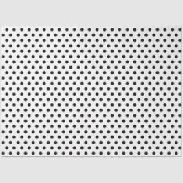Papel De Seda Fundo branco com Bolinhas pretas