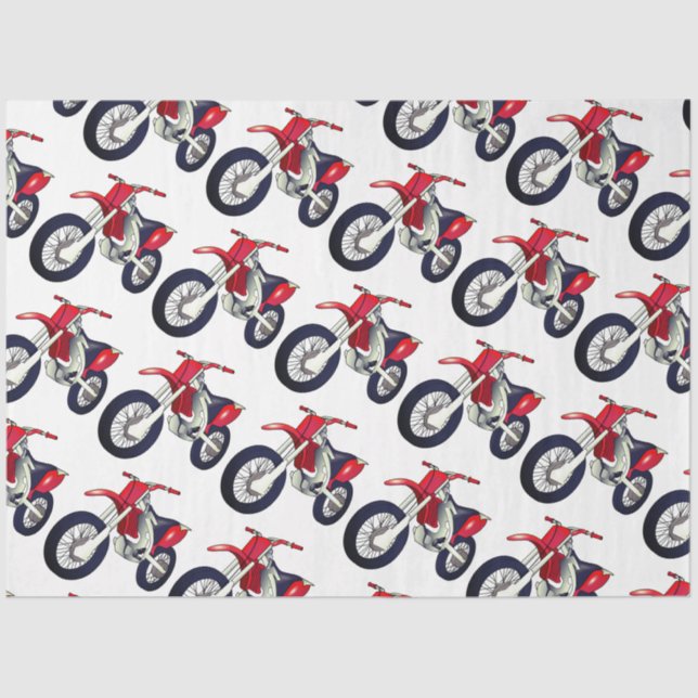 Papel De Seda Fundo de Cores Personalizadas de Motocicleta de Ca (Frente )