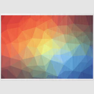 Papel De Seda Fundo de Decoupage Geométrica Colorida 