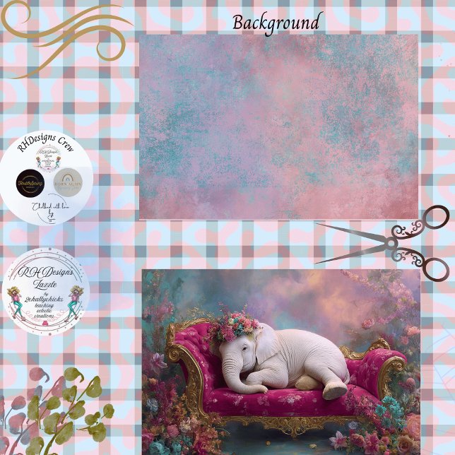 Papel De Seda Fundo de Decoupage Soft Pastéis Paisagem dos Sonho (Criador carregado)