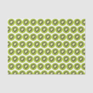 Papel De Seda Fundo de fruta de kiwi fresco. Padrão de fatias r