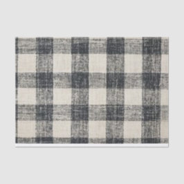 Papel De Seda Fundo de verificação de búfalos pretos para desaco