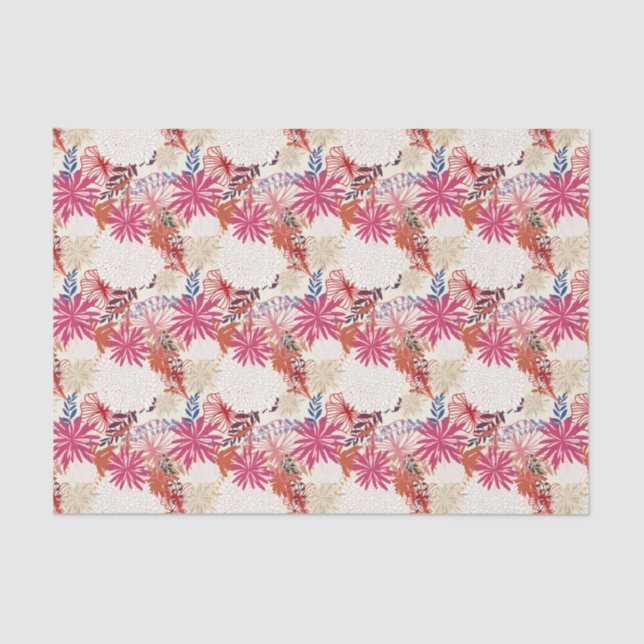 Papel De Seda Fundo floral 3 (Frente )