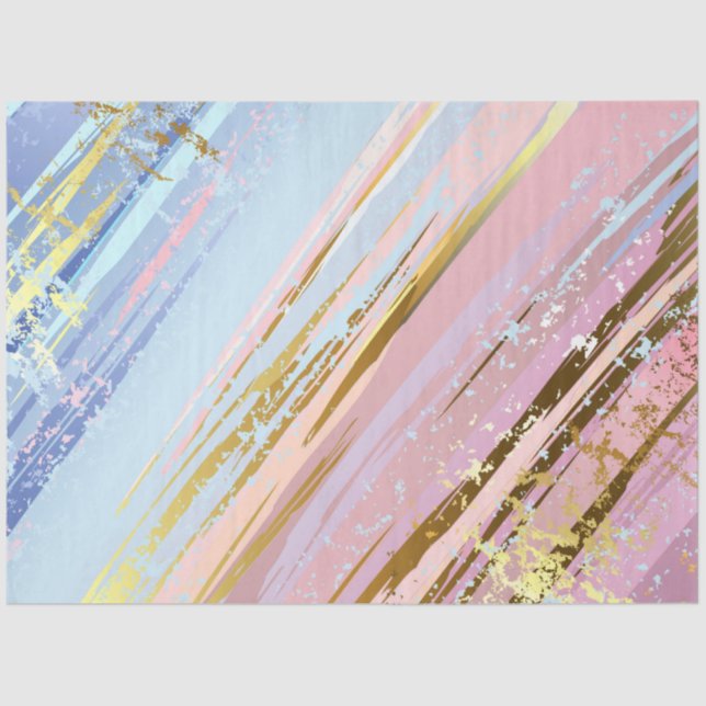 Papel De Seda Fundo Rosa Texturizado (Frente )