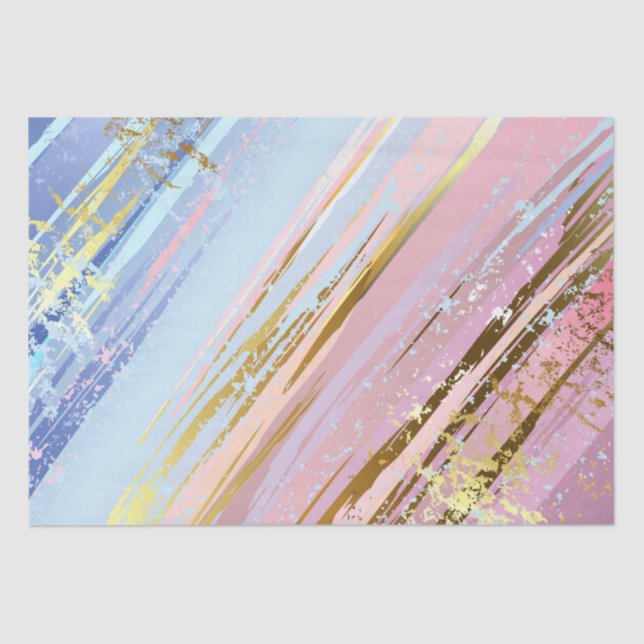 Papel De Seda Fundo Rosa Texturizado (Frente )