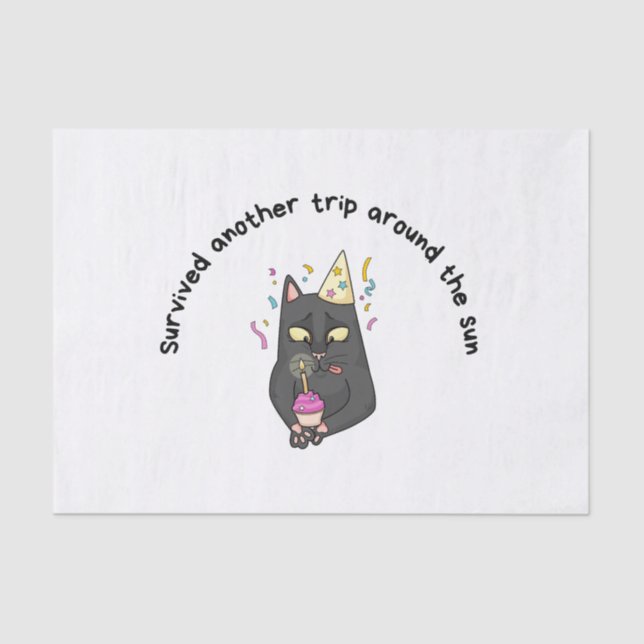 Papel De Seda Funny Birthday (Frente )