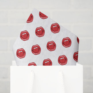 Papel De Seda Funny Red Lips