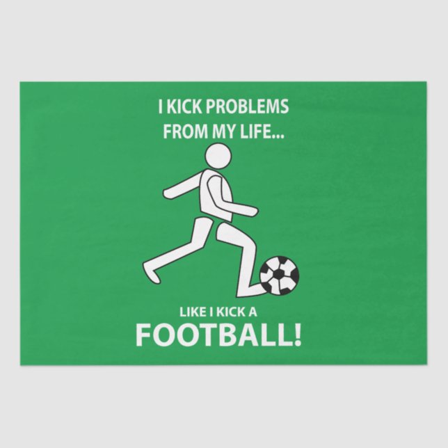 Papel De Seda Futebol jogador de futebol (Frente )