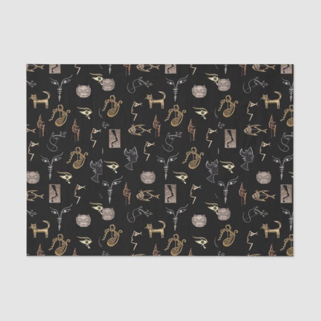 Papel De Seda Gabinete de Curiosidades Pequenos Itens (Frente )