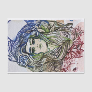 Papel De Seda Gaia Madre Deusa