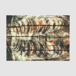 Papel De Seda Gaiola de Costelas do Esqueleto Borracha Negra Lar