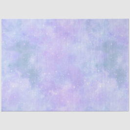 Papel De Seda Galáxia Azul Claro Design 1