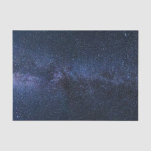 Papel De Seda Galáxia da Noite Estrelada Céu Azul Espaço Estrela