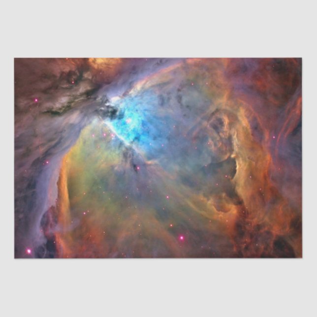 Papel De Seda Galáxia Espacial Orion Nebula (Frente )