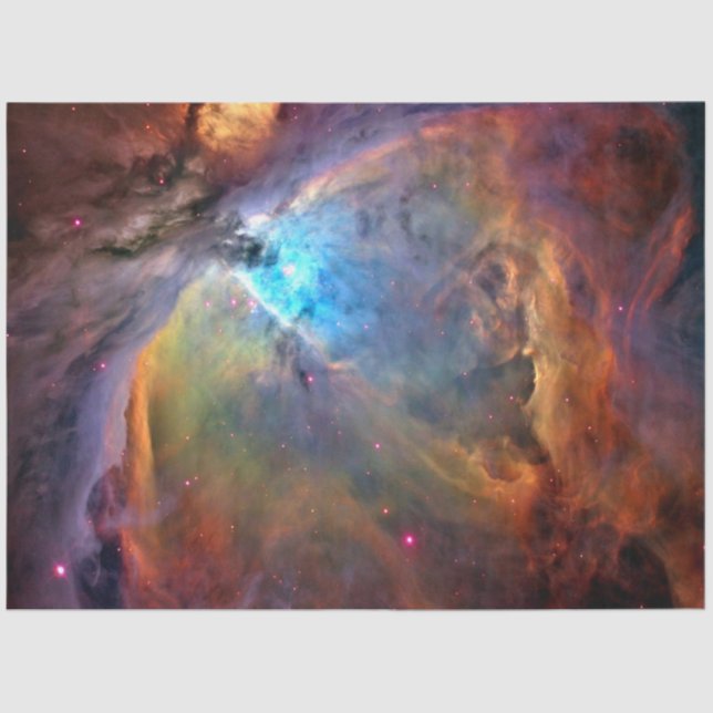 Papel De Seda Galáxia Espacial Orion Nebula (Frente )