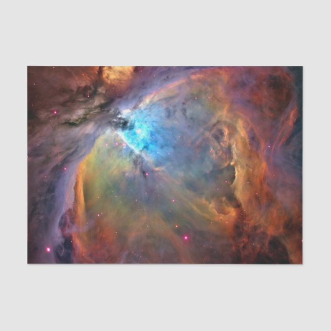 Papel De Seda Galáxia Espacial Orion Nebula (Frente )