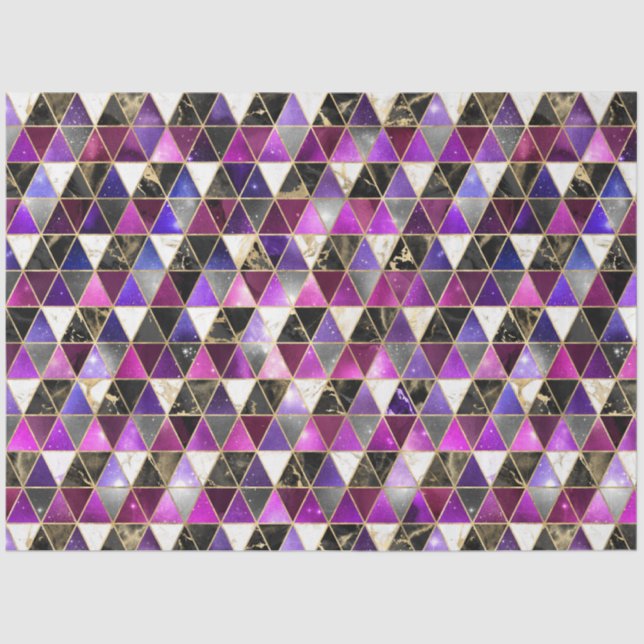 Papel De Seda Galáxia Isométrica Série Design 1 (Frente )