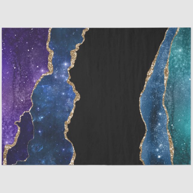 Papel De Seda Galaxy Agate Series Design 11 (Frente )
