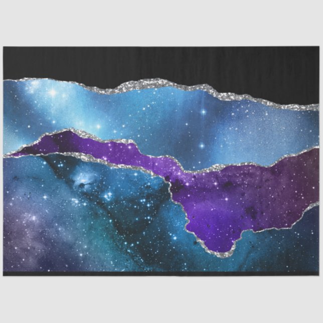 Papel De Seda Galaxy Agate Series Design 16 (Frente )