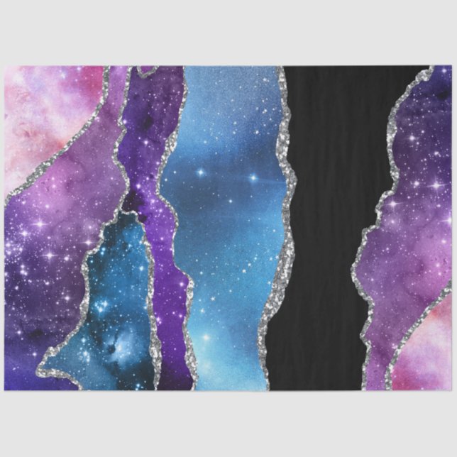 Papel De Seda Galaxy Agate Series Design 7 (Frente )