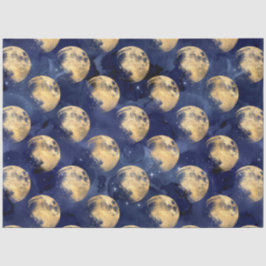 Papel De Seda Galaxy Moon Series Design 10