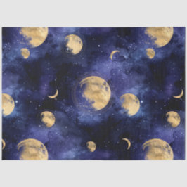 Papel De Seda Galaxy Moon Series Design 6