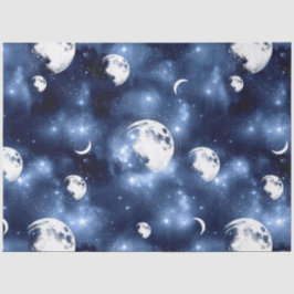 Papel De Seda Galaxy Moon Series Design 7