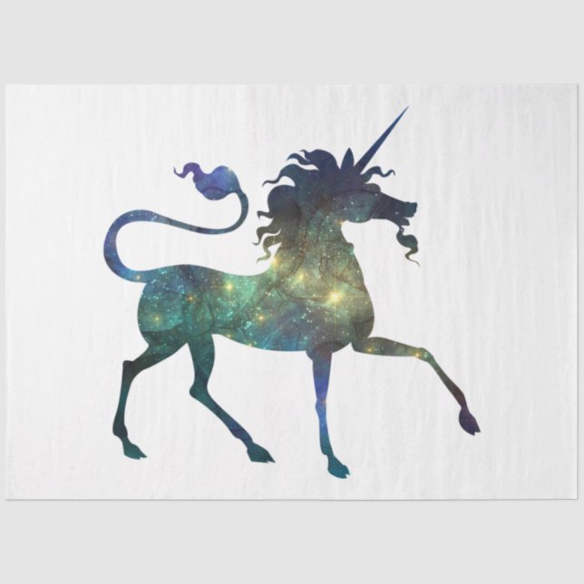 Papel De Seda Galaxy Unicorn Series Design 18 (Frente )