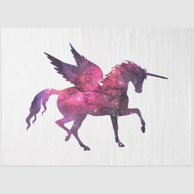Papel De Seda Galaxy Unicorn Series Design 8 (Frente )
