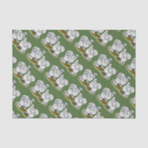 Papel De Seda Galinhas pequenas do respingo de Silkie