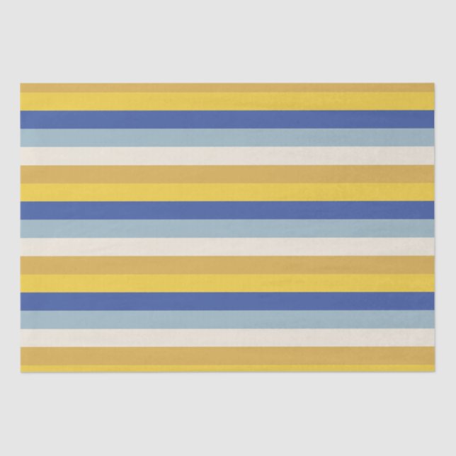 Papel De Seda Gamas de ouro amarelo-azul moderno Hanukkah (Frente )