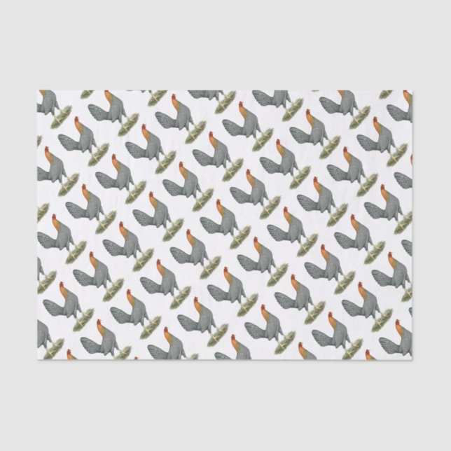 Papel De Seda Game Hen Blue Red (Frente )