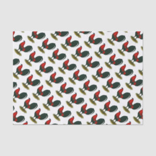Papel De Seda Gamecock Americano: Vermelho Marrom