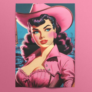 Papel De Seda Garota-branca-retrô