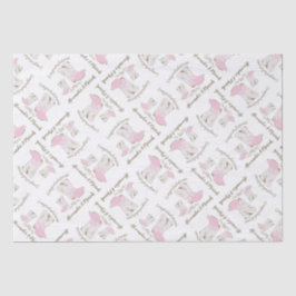 Papel De Seda Garota Chá de fraldas País Ocidental