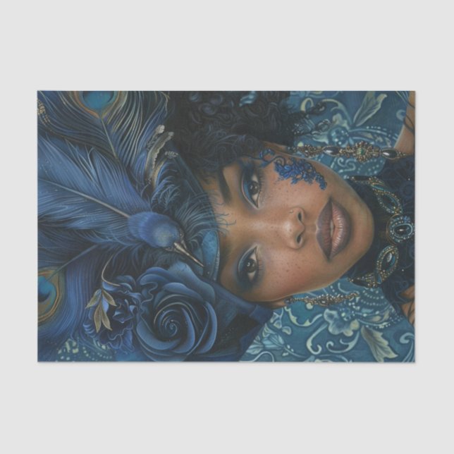 Papel De Seda Garota Flapper de 19206 (Frente )