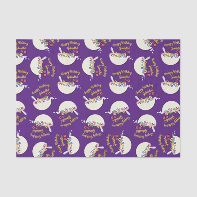 Papel De Seda Garotos de cereja, Festa de aniversário de sabão (Frente )