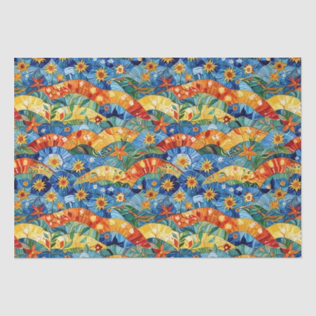 Papel De Seda Garrafa de Água (Frente )