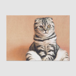 Papel De Seda Gatinho Bonito Desenterrado