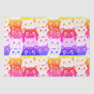 Papel De Seda Gatinho Kaleidoscópio