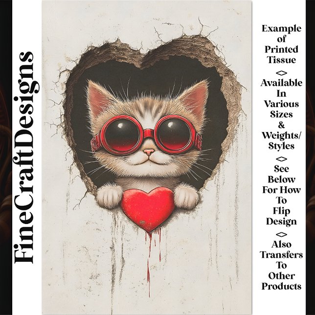 Papel De Seda Gatinhos Gatos Em Óculos Vermelhos, Desligamento A (Criador carregado)
